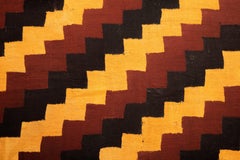 Pre-Columbian Nazca Textile – Stepped Zig-Zag Design, Nazca Peru, 200-400 AD