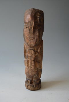 Pre Columbian Rare Lambayeque Wood Figure