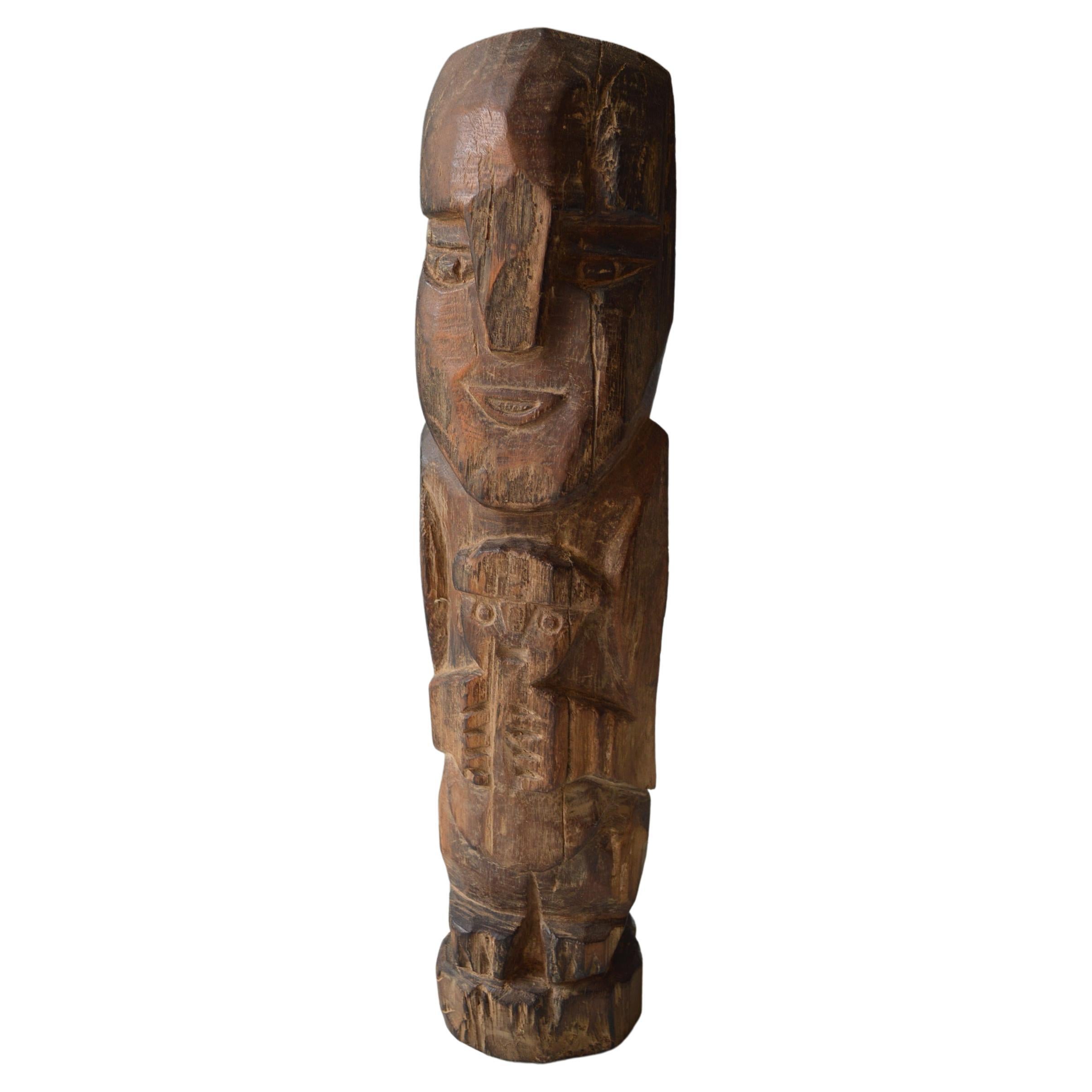 Pre Columbian Rare Lambayeque Wood Figure