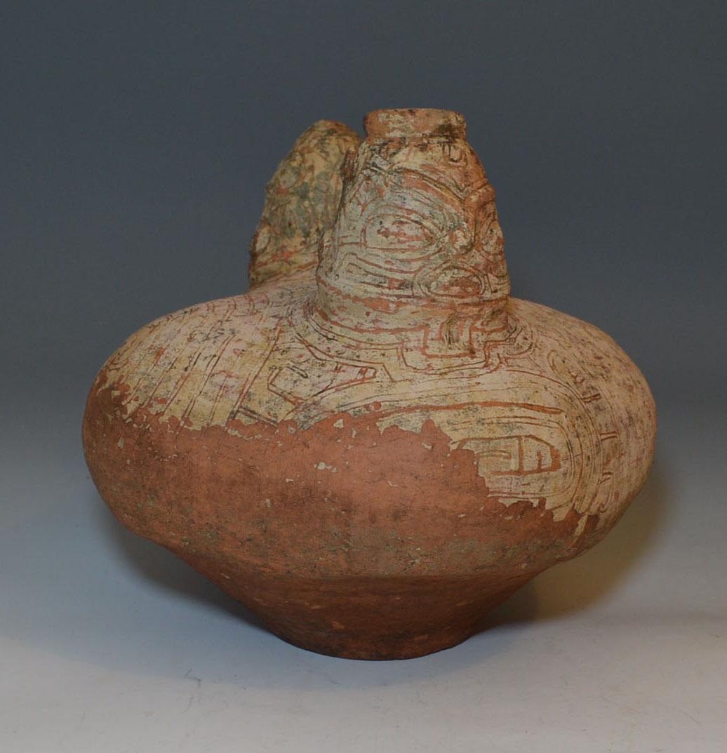 Pottery Pre Columbian Rare Large Marajoara Urn Amazonian Marajo, Brazil
