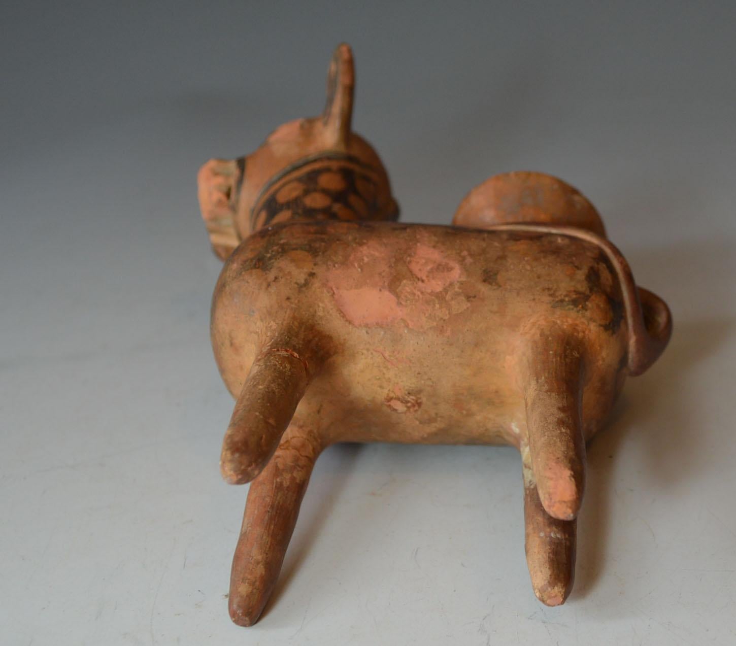 18th Century and Earlier Pre Columbian Rare Recuay Deer Vessel  C 200 BC  Provenance Ex Darwin Keynes For Sale