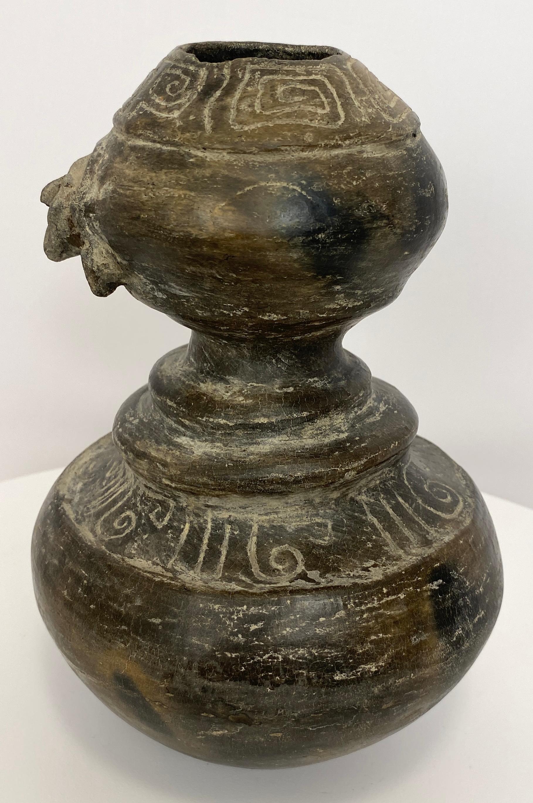 Hand-Crafted Pre-Columbian Style Mexican Statue For Sale
