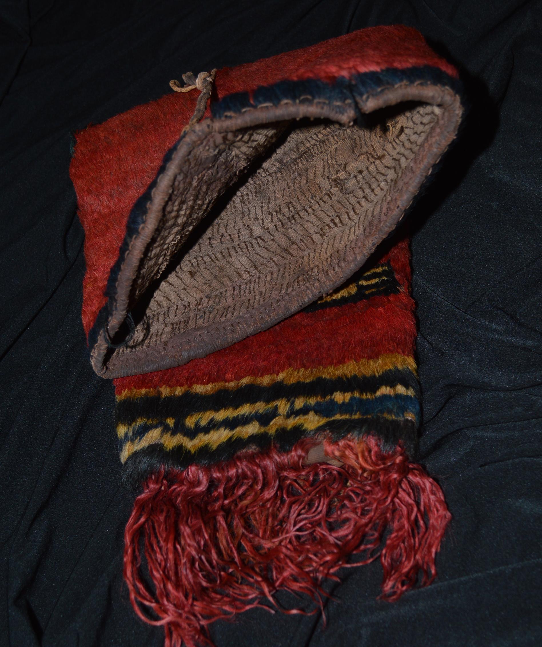 Wool Pre Columbian Superb Rare Large Coca Bag Nazca
