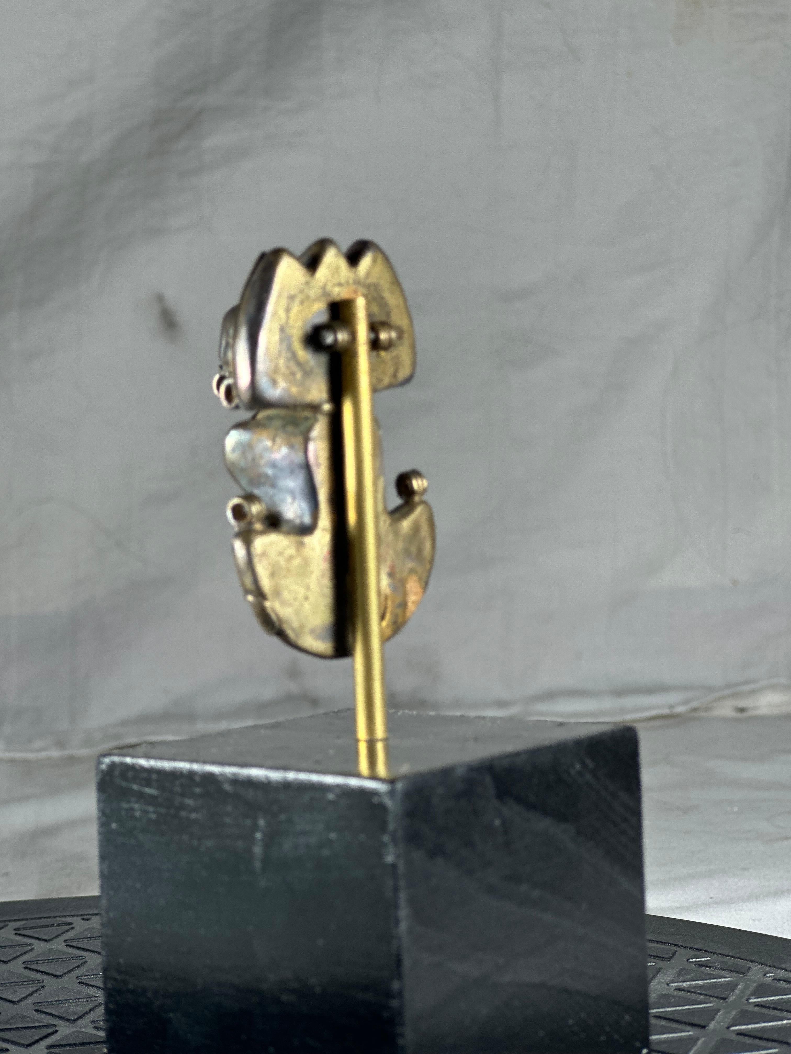 Colgante precolombino Tairona Tumbaga en venta 2