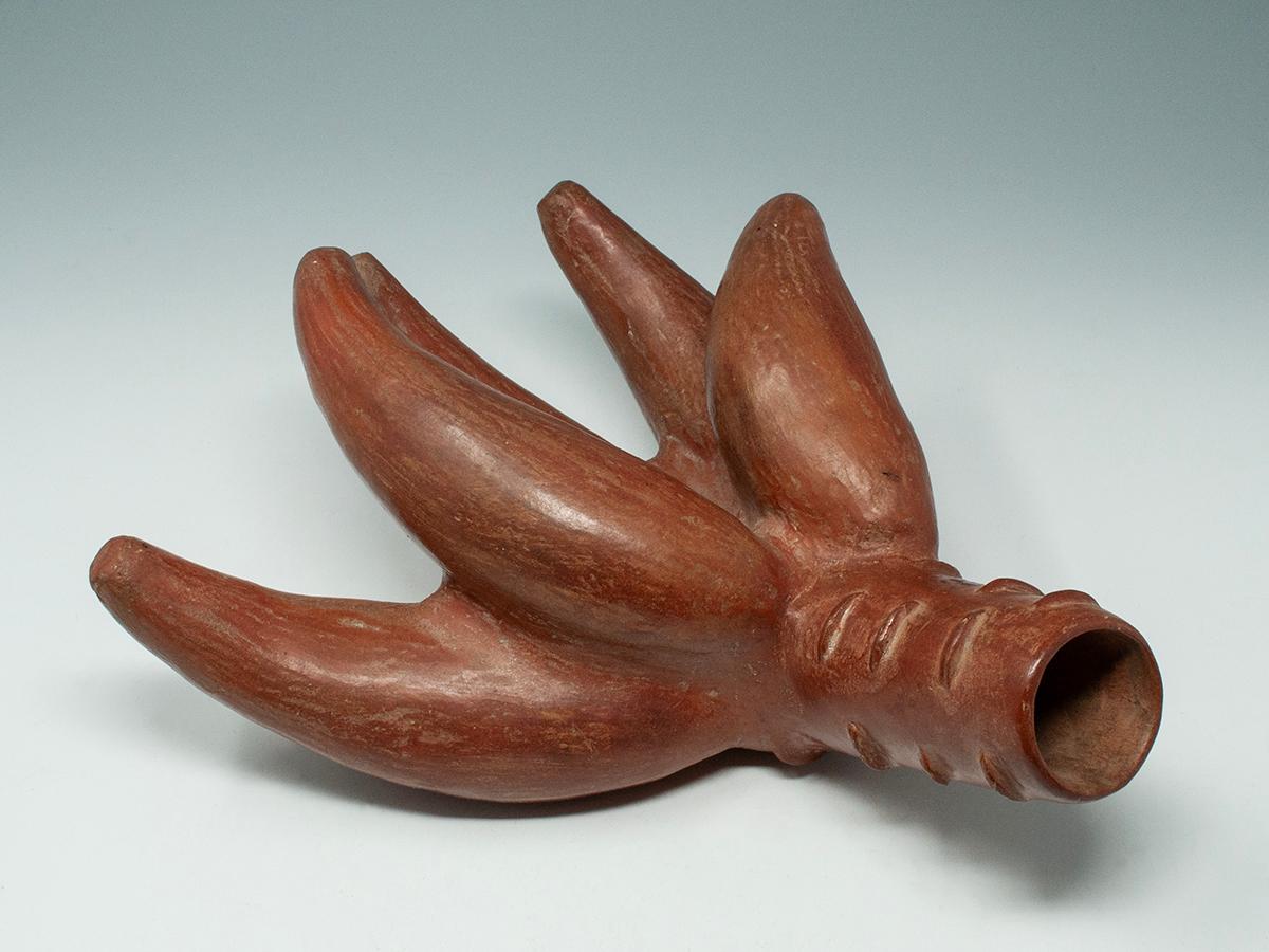 Vasija precolombina de terracota, Cultura Moche, Perú en Bueno estado para la venta en Point Richmond, CA