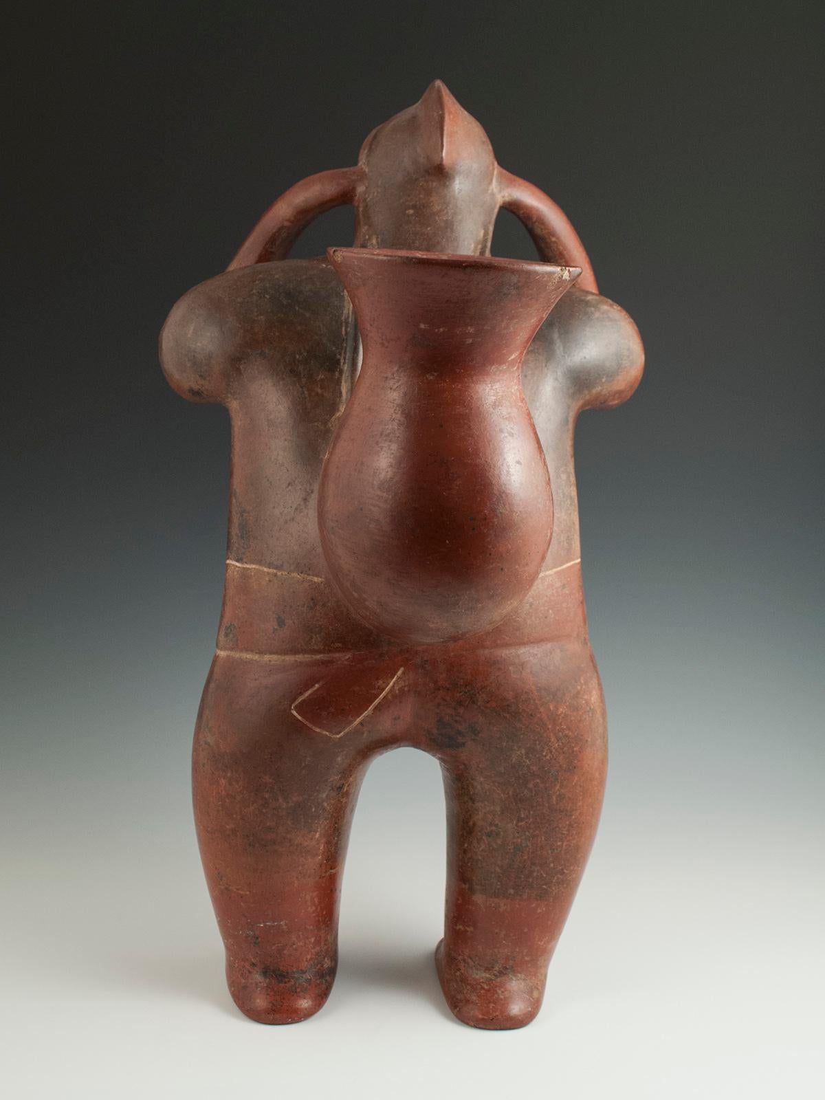 Mexican Pre-Columbian Terracotta Water Carrier ‘Cargador’ Colima, West Mexico