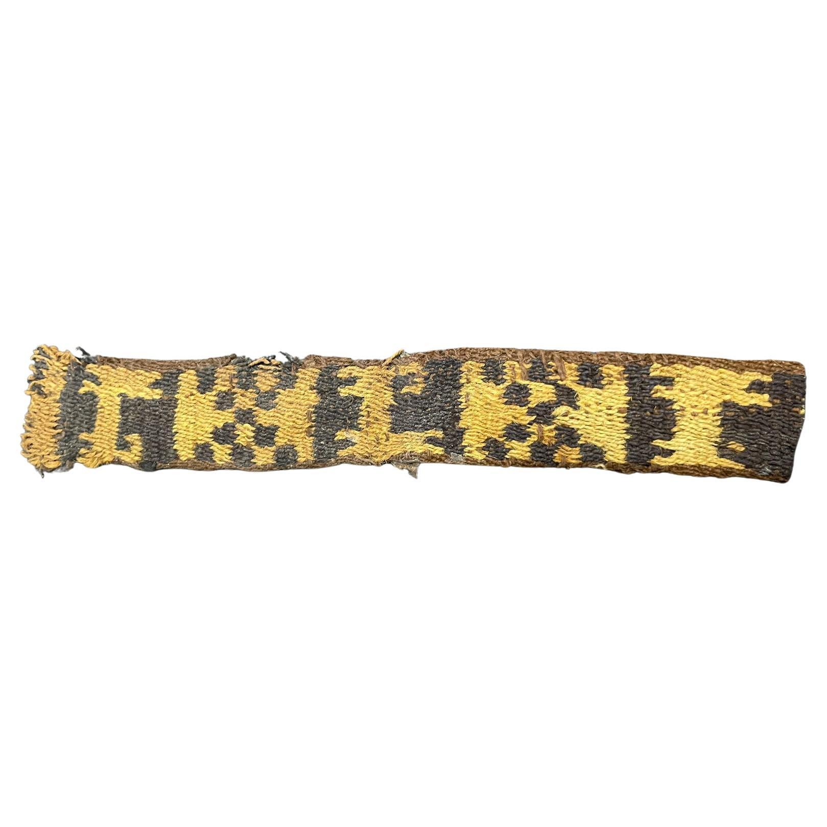 Pre-Columbian  Inka Textile Fragment - Peru, Ex Ferdinand Anton For Sale