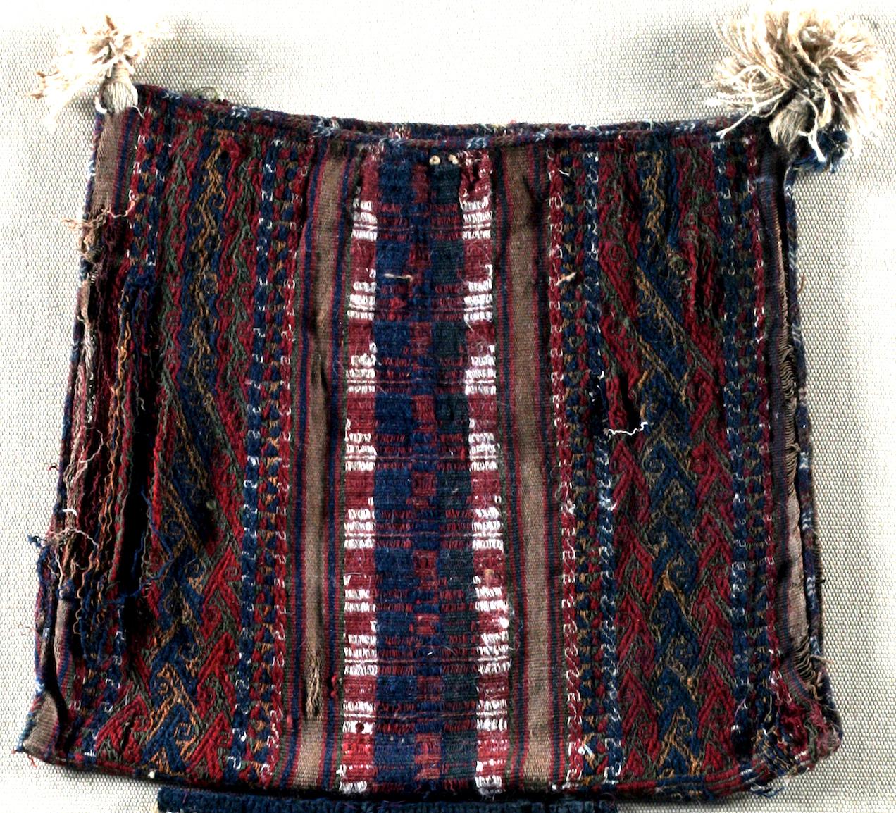18th Century and Earlier Pre-Columbian Textile Inca Multi-Color Shaman’s Coca Leaf Bag, Peru 1450-1532 AD