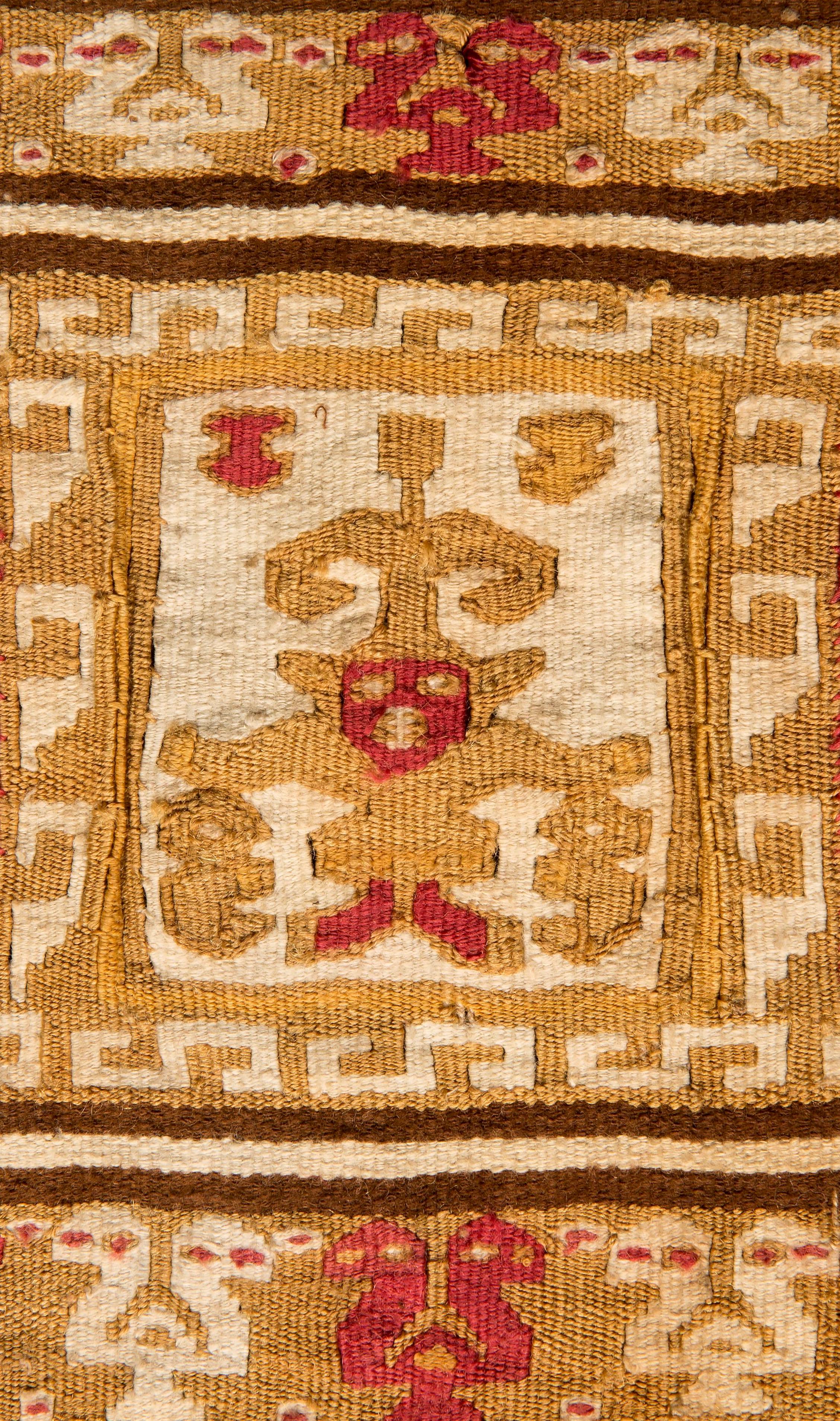 Precolombiano Stendardo di guerriero precolombiano, Chimu, Perù, 1100-1476 d.C. circa in vendita