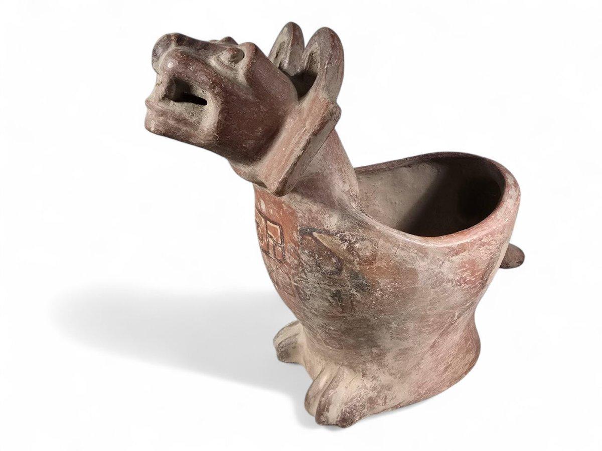 Sud-américain Vase en céramique zoomorphe Pre-Columbian en vente
