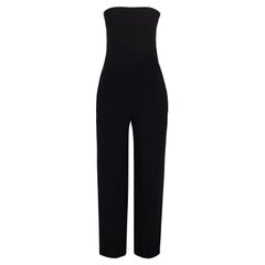 Pre-Fall 2011 Céline by Phoebe Philo Black Strapless Jumpsuit