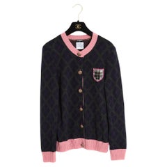 Pre Fall 2013 Chanel Strickjacke FR38 Edimburg Kaschmir Strickjacke UK10 US8