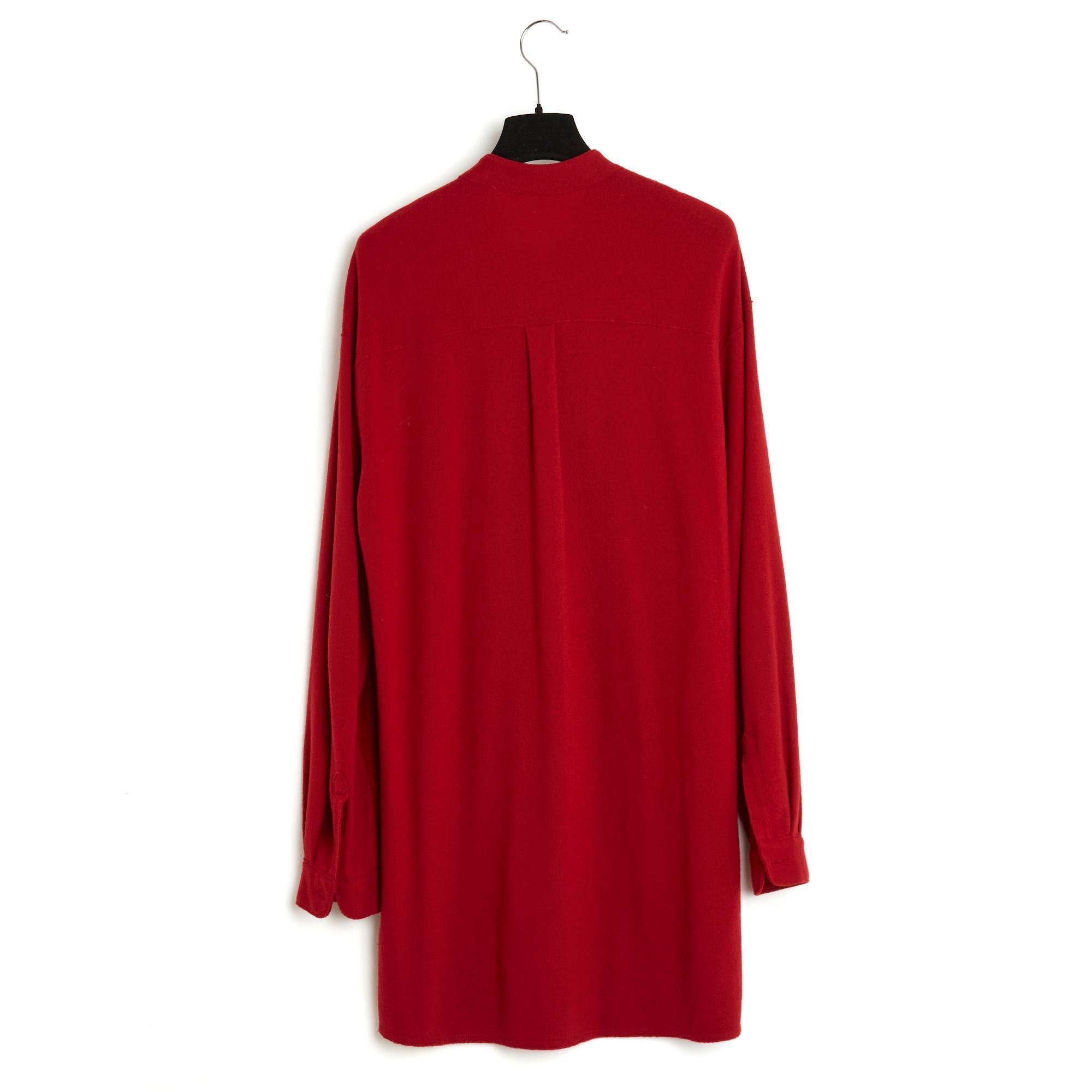 Pre Fall 2015 Chanel Salzburg FR36/40 Red jersey mini dress tunique 2
