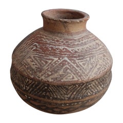 Vaso in ceramica preispanica proveniente da Nayarit, Messico