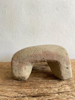 Pre-hispanic Limestone Stool From Mexico, Circa 16th Century