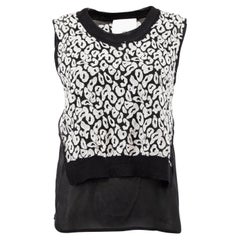 Pre-Loved 3.1 Phillip Lim Women's Sheer Animal Print Top