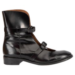 Pre-Loved Acne Studios Damenstiefel mit Ausschnitt und Schnallendetails