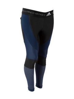 Pre-Loved Adidas By Stella McCartney Women's Blue and Black Sports Leggings