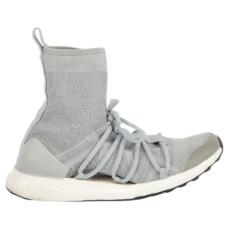 Pre-Loved Adidas By Stella McCartney Women's Grey Cloth UltraBOOST X Mid Trainer