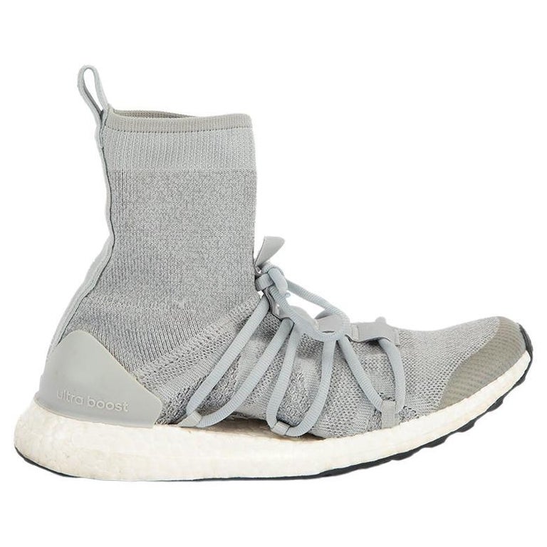 Pre-Loved Adidas By Stella McCartney Women's Grey Cloth UltraBOOST X Mid  Trainer For Sale at 1stDibs