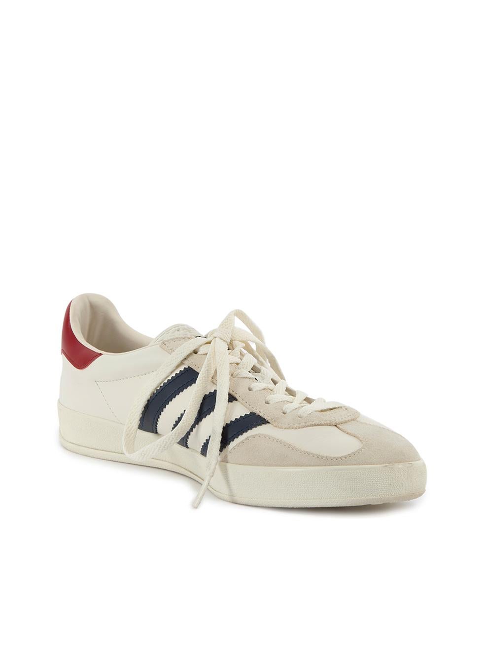 CONDITION is Very good. Minimal wear to sneakers is evident. Minimal wear to midsoles and there is some light creasing to the toe point on this used Gucci x Adidas designer resale item. This item comes with the original dustbags. Details Adidas x