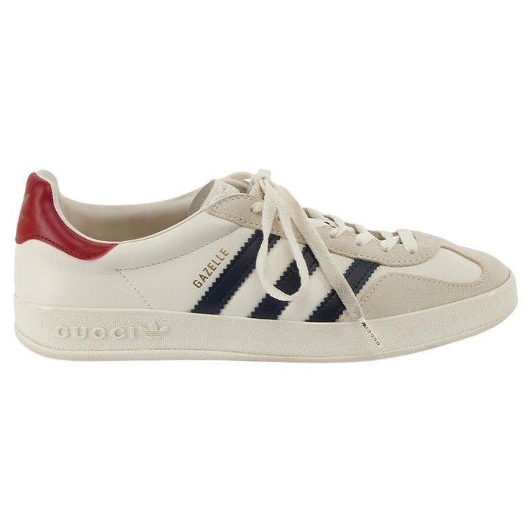 Pre-Loved Adidas x Gucci Women's White Gazelle Sneaker at 1stDibs | adidas  x gucci gazelle sneaker gb, adidas x gucci women's gazelle sneakers, adidas  x gucci wedge gazelle sneaker