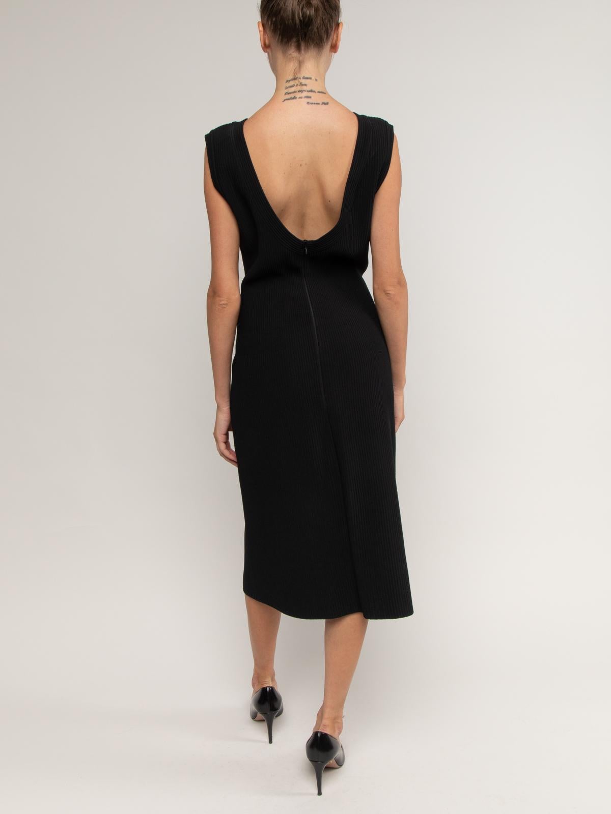 Pre-Loved Alaïa Women's Knit Stretch Dress In Good Condition In London, GB