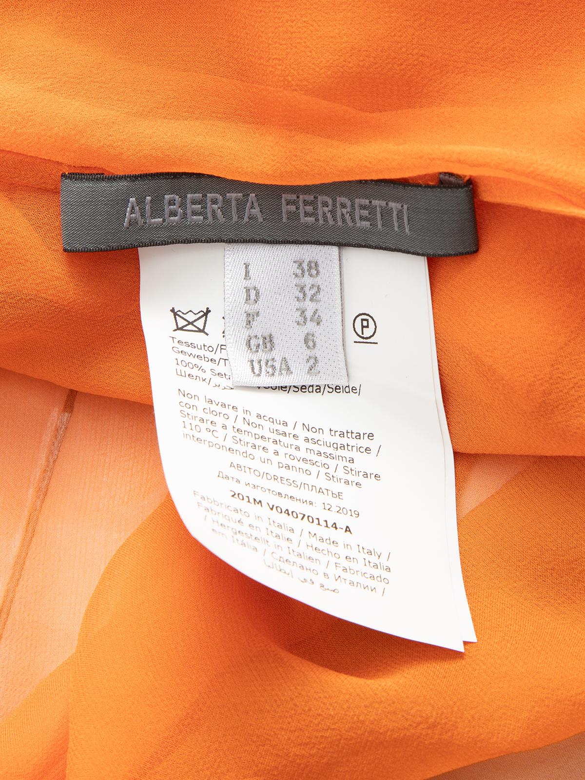 Pre-Loved Alberta Ferretti Women's Chiffon Dress with slip 2