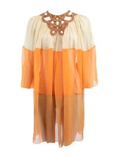 Pre-Loved Alberta Ferretti Women's Chiffon Dress with slip