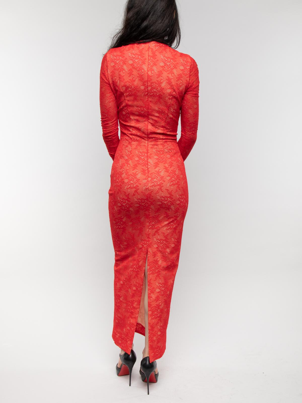 alessandra rich dress red