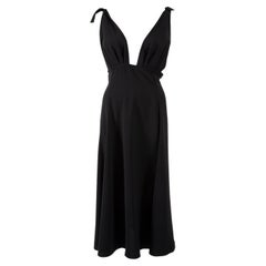 Pre-Loved Alexa Chung Women's Midi Sleeveless Black Dress