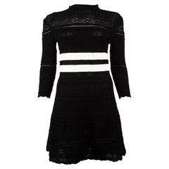 Pre-Loved Alexander McQueen Women's Contrast Fit and Flare Dress