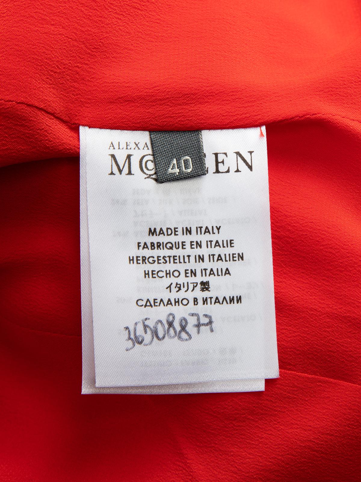 Pre-Loved Alexander McQueen Women's Cropped Blazer In Excellent Condition In London, GB