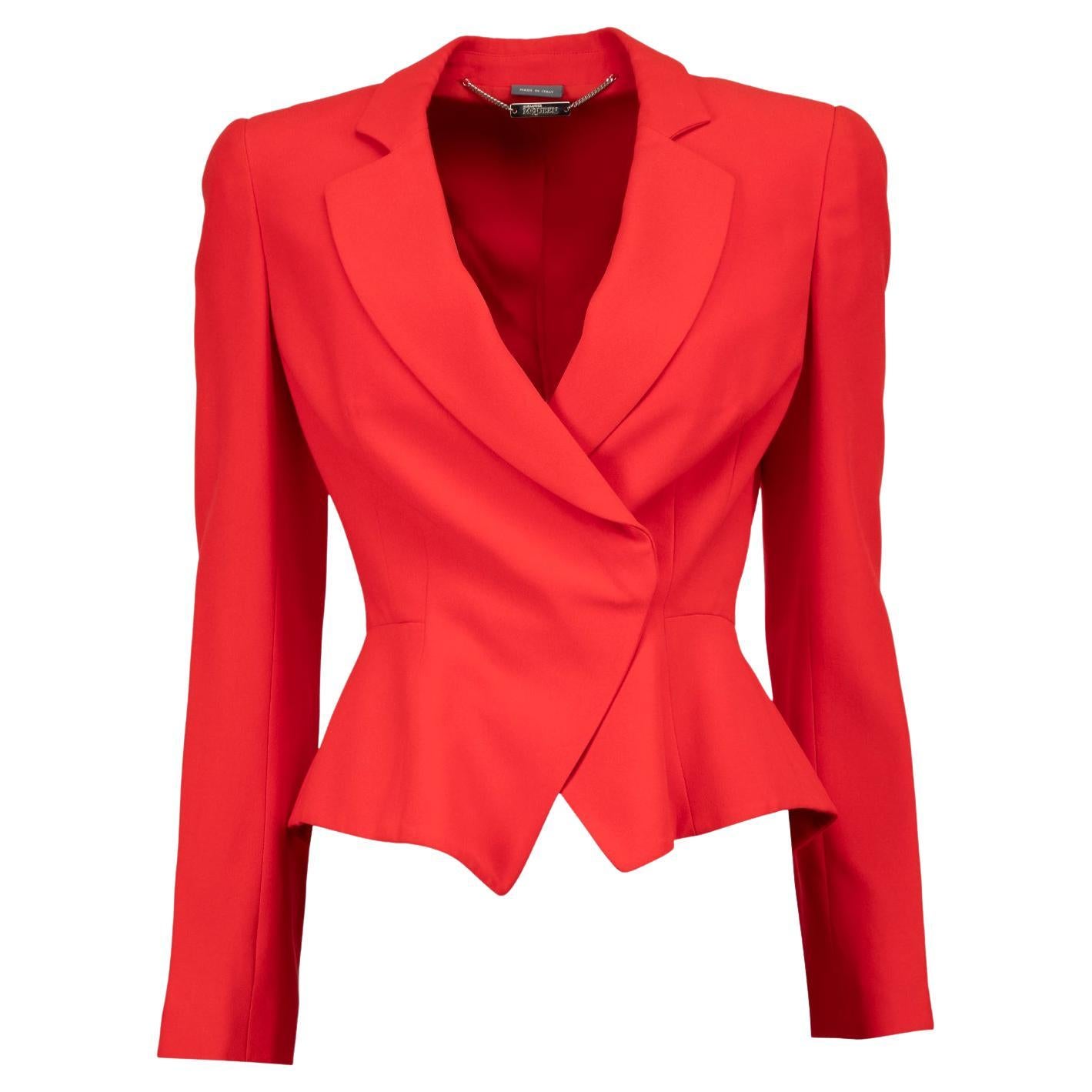 Pre-Loved Alexander McQueen Women's Cropped Blazer