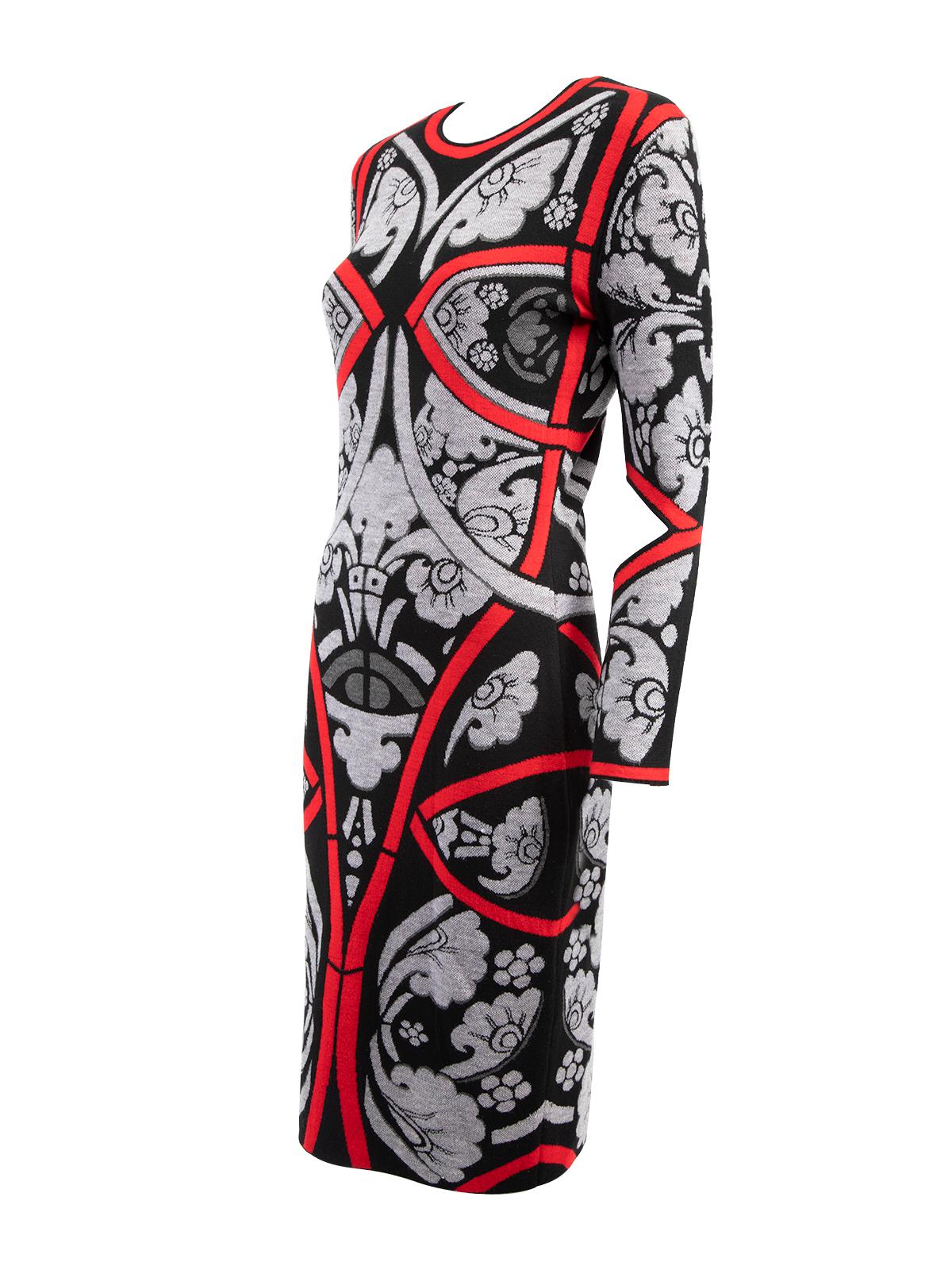 Pre-Loved Alexander McQueen Women's Long Sleeve Bodycon Dress 1
