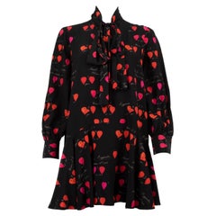 Pre-Loved Alexander McQueen Women's Love Heart Print Shirt Dress
