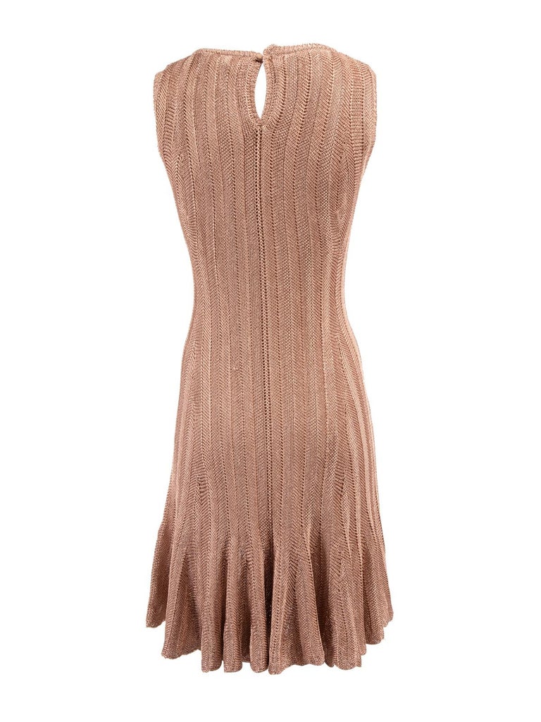 brown knit wrap dress Lilla Cavallo | Brown Mini Wrap Sweater Dress main image 1