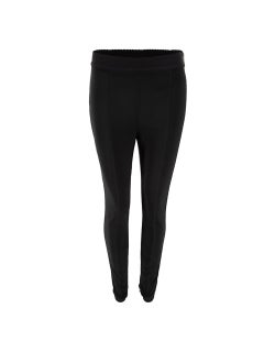 Pre-Loved Alexander Wang Women's Black Oversized Zip Accent Skinny Trousers