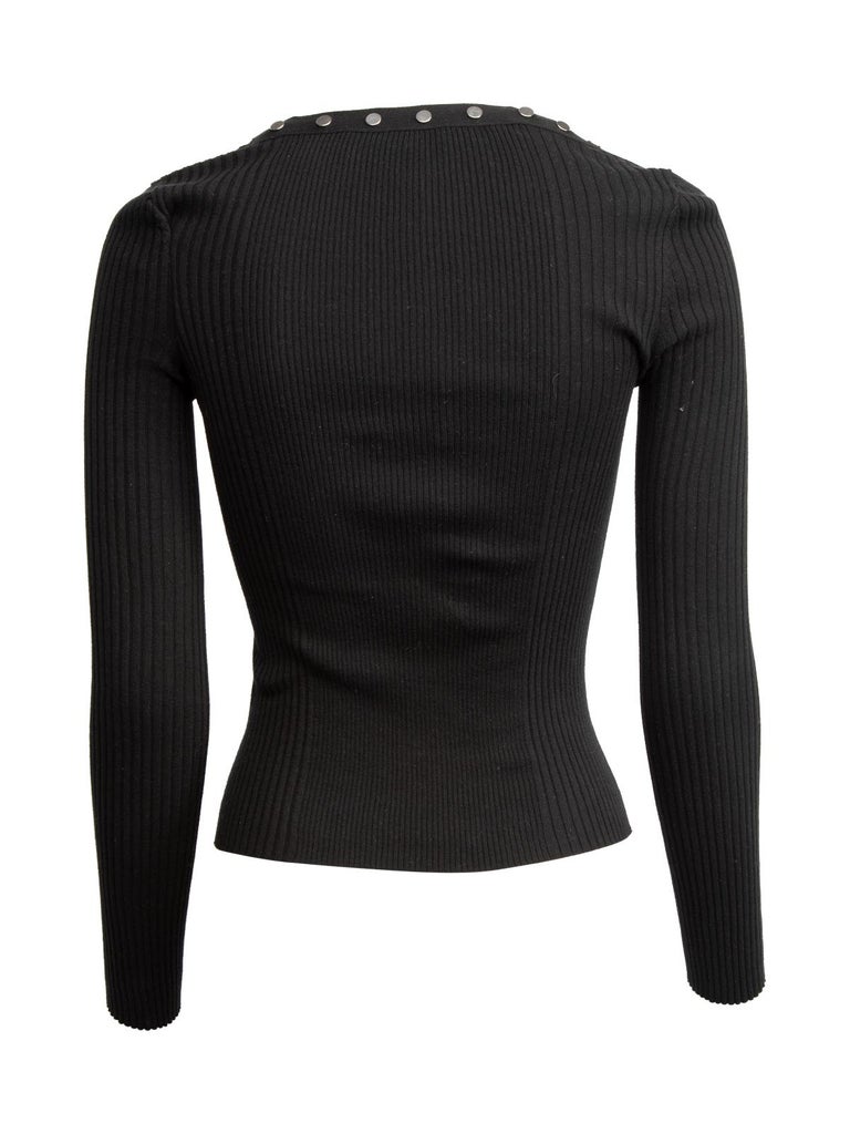 PreLoved Alexander Wang Women's Knit Top with Button Detail For Sale