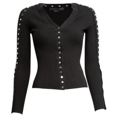 Pre-Loved Alexander Wang Women's Knit Top with Button Detail