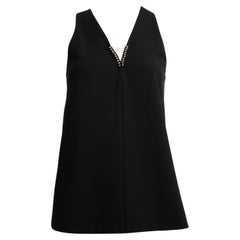 Pre-Loved Alexander Wang Women's Sleeveless Blouse with Metal Detail