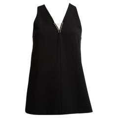 Pre-Loved Alexander Wang Damenbluse ohne Ärmel mit Metalldetails