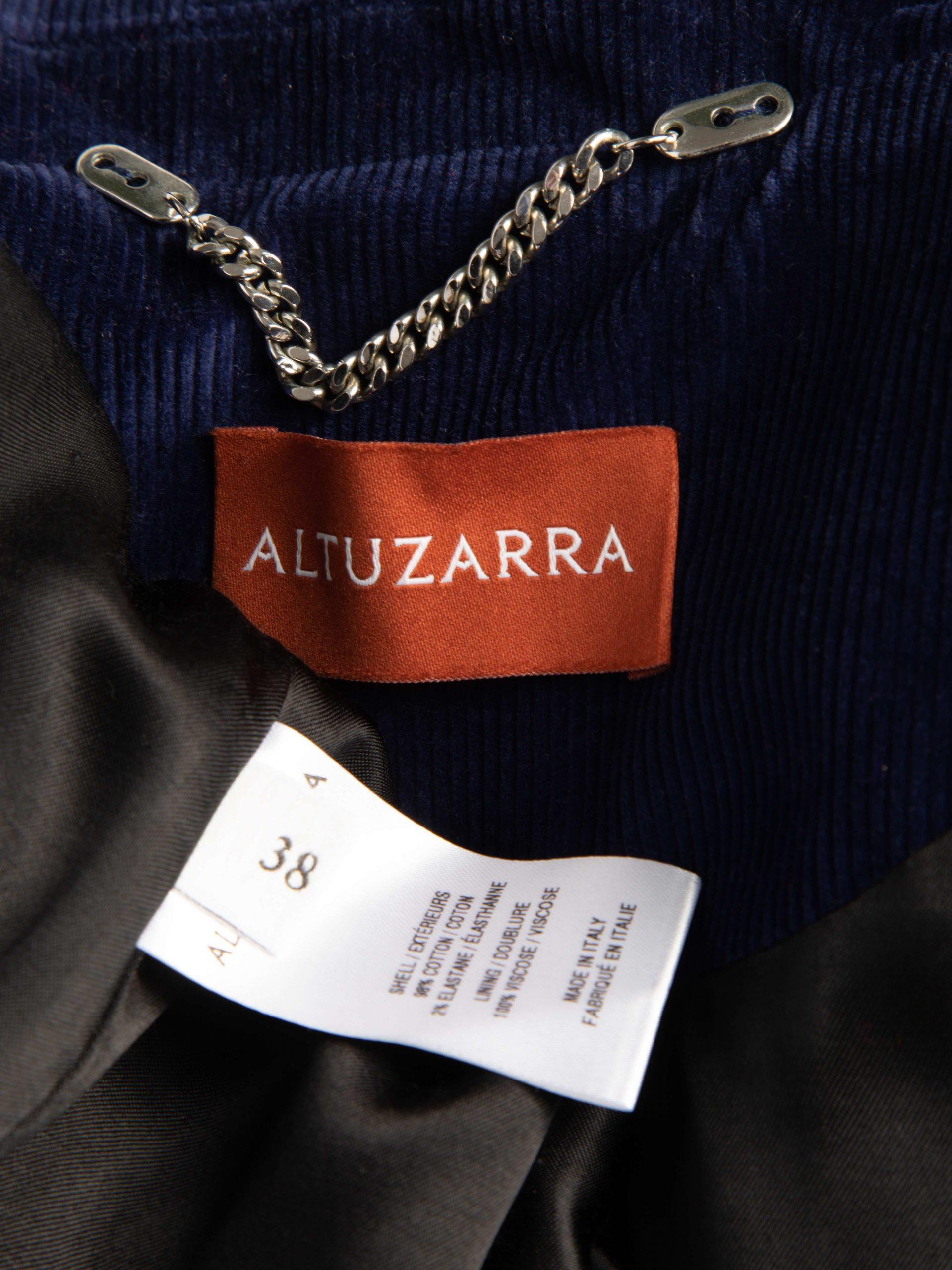 Pre-Loved Altuzarra Women's Navy Corduroy Cotton Suit 1