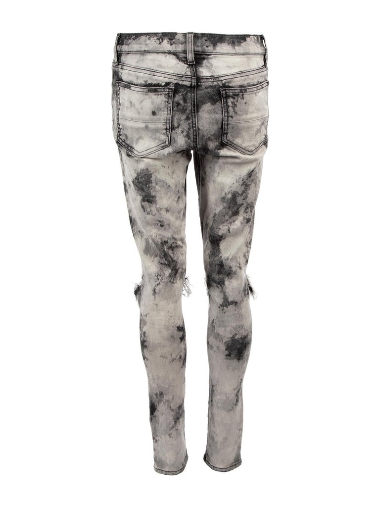 Pre-Loved Amiri Women's Distressed Skinny Jeans For Sale at 1stDibs