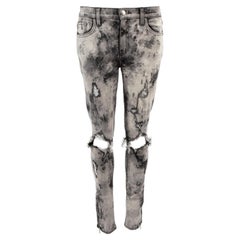 Pre-Loved Amiri Women's Distressed Skinny Jeans