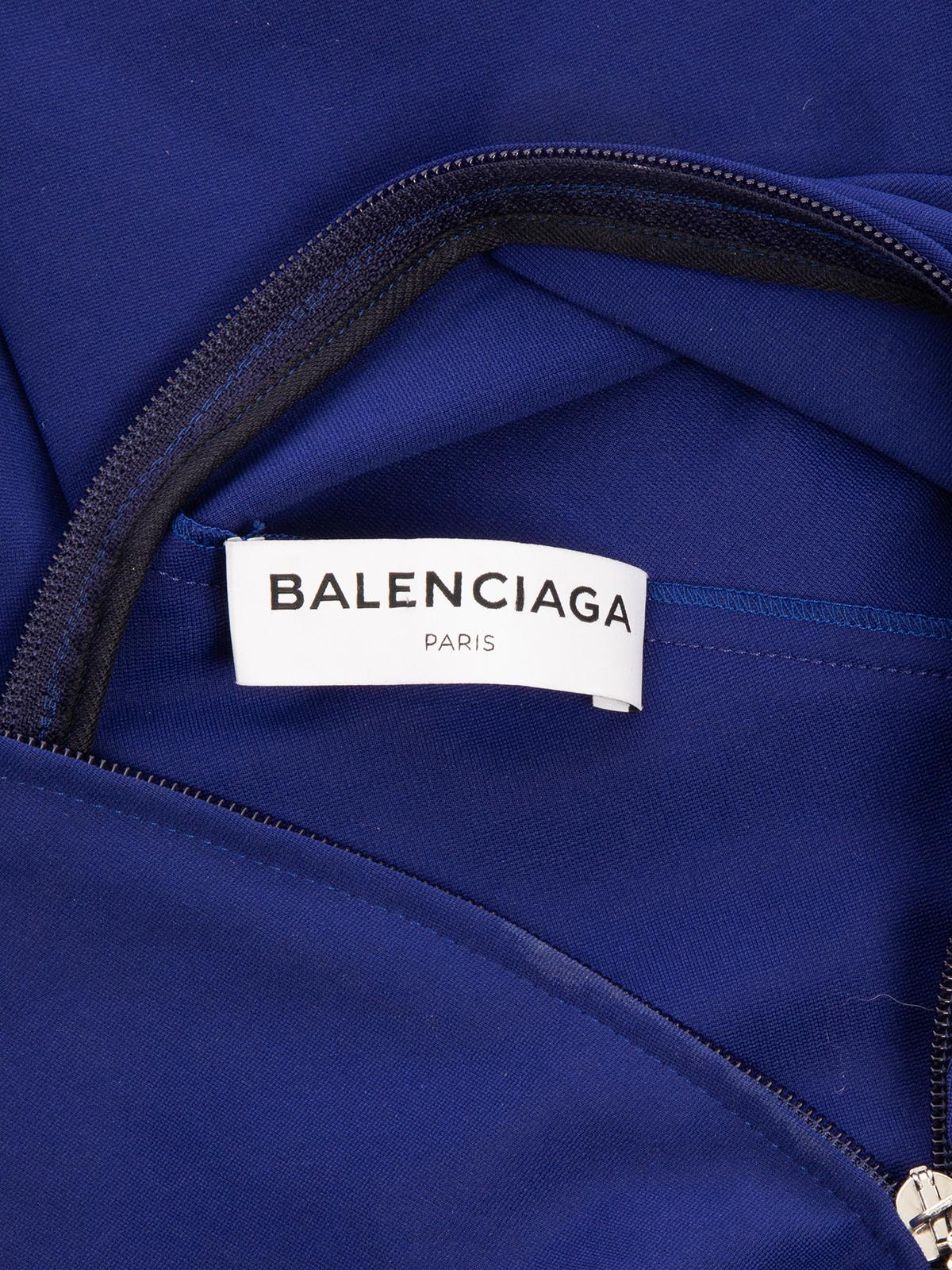 Pre-Loved Balenciaga Women's 3/4 Sleeve Embellished Skater Dress 2