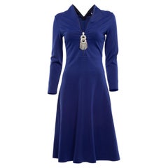 Pre-Loved Balenciaga Women's 3/4 Sleeve Embellished Skater Dress