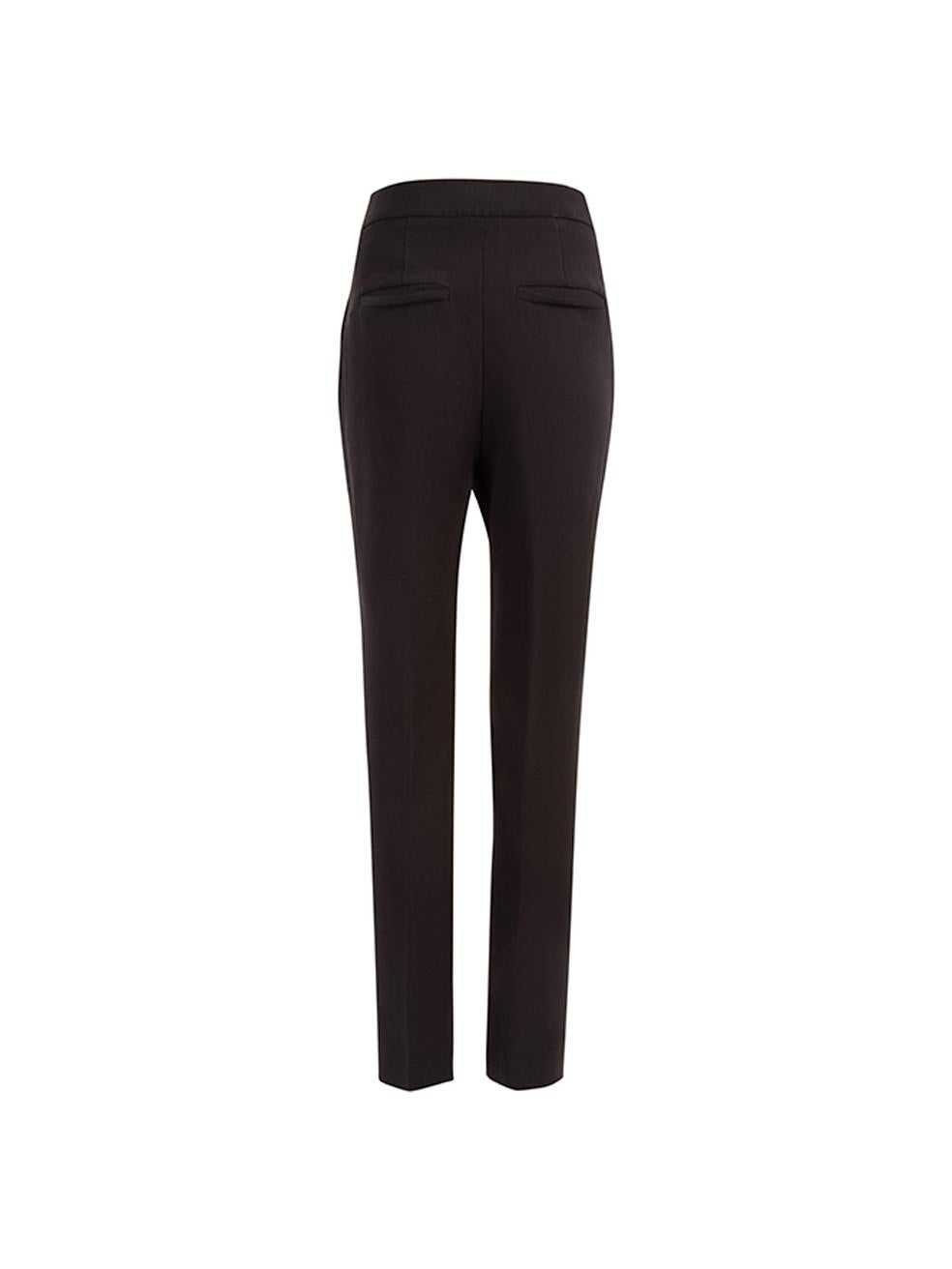 Pre-Loved Balenciaga Women's Black 2014 Slim Leg High Waisted Trousers In Excellent Condition In London, GB