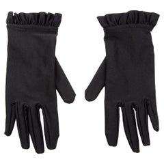 Pre-Loved Balenciaga Women's Black Nylon Gloves