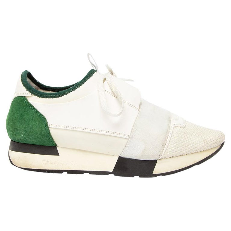 Pre-Loved Balenciaga Women's Race Runner Sneakers For Sale at 1stDibs